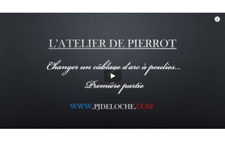 Le câblage d'un arc à poulies