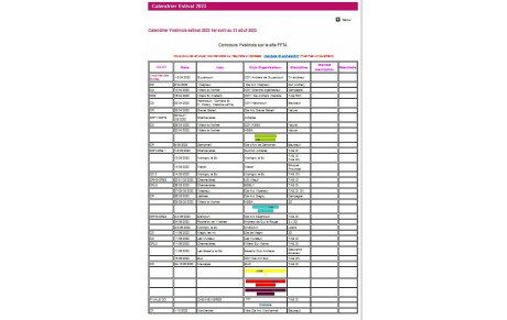 Saison estivale 2023